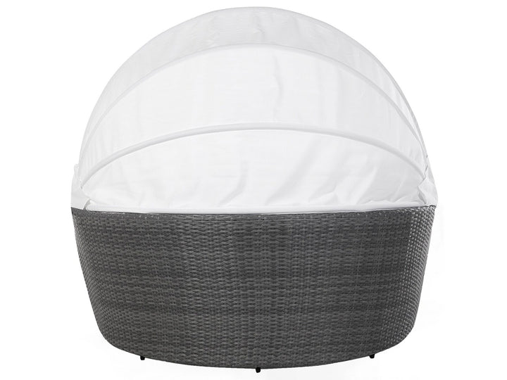 Sylt Lux Pe Garden Daybed Rattan Grey