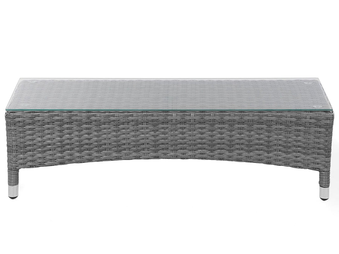 Sylt Lux Pe Garden Daybed Rattan Grey