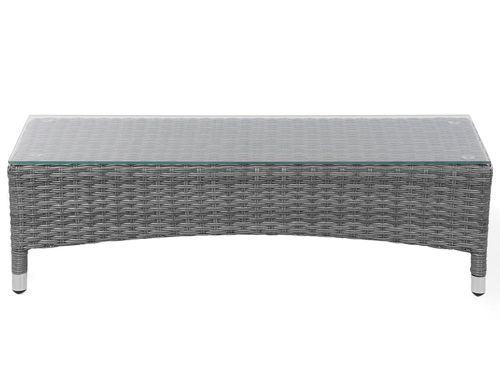 Sylt Lux Pe Garden Daybed Rattan Grey