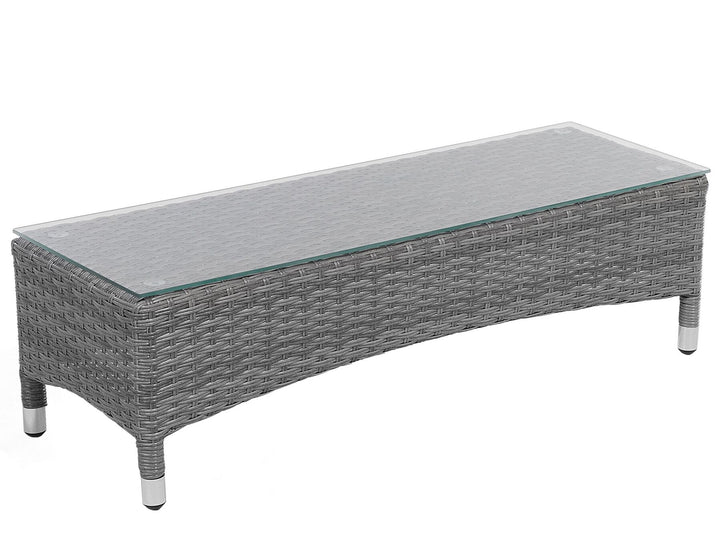 Sylt Lux Pe Garden Daybed Rattan Grey