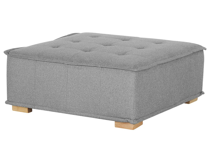 Modular Corner Sofa 4 Seater Fabric Grey Right Hand Oxford