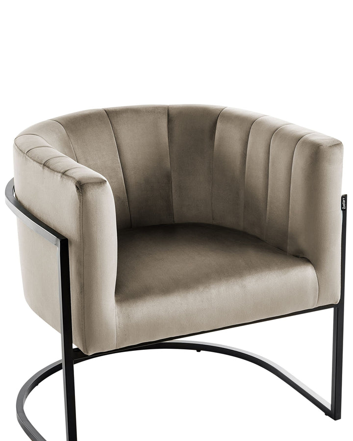 Larvik II Armchair Velvet Taupe