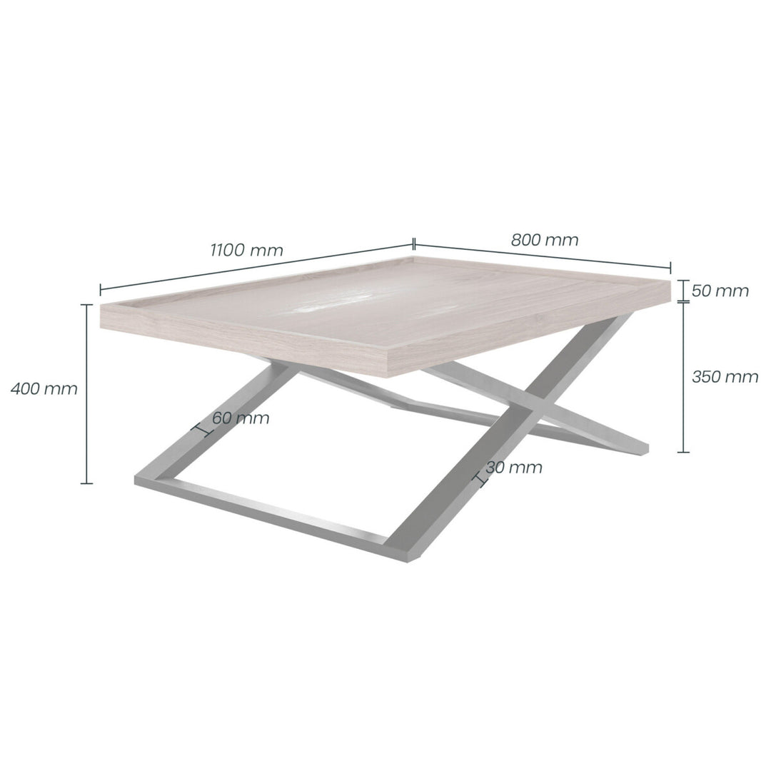 D.I.Designs Pershore Rectangular Coffee Table Grey