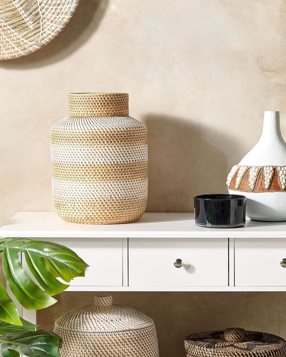 Renun Decorative Vase Ceramic 36 cm Natural