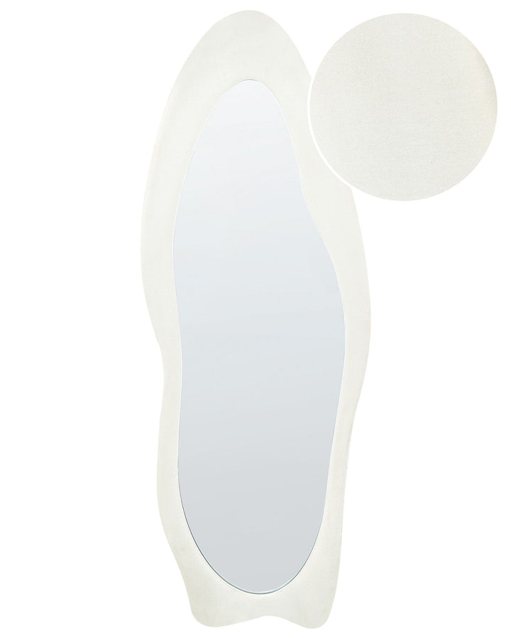 Reigny Wall Mirror Velvet White