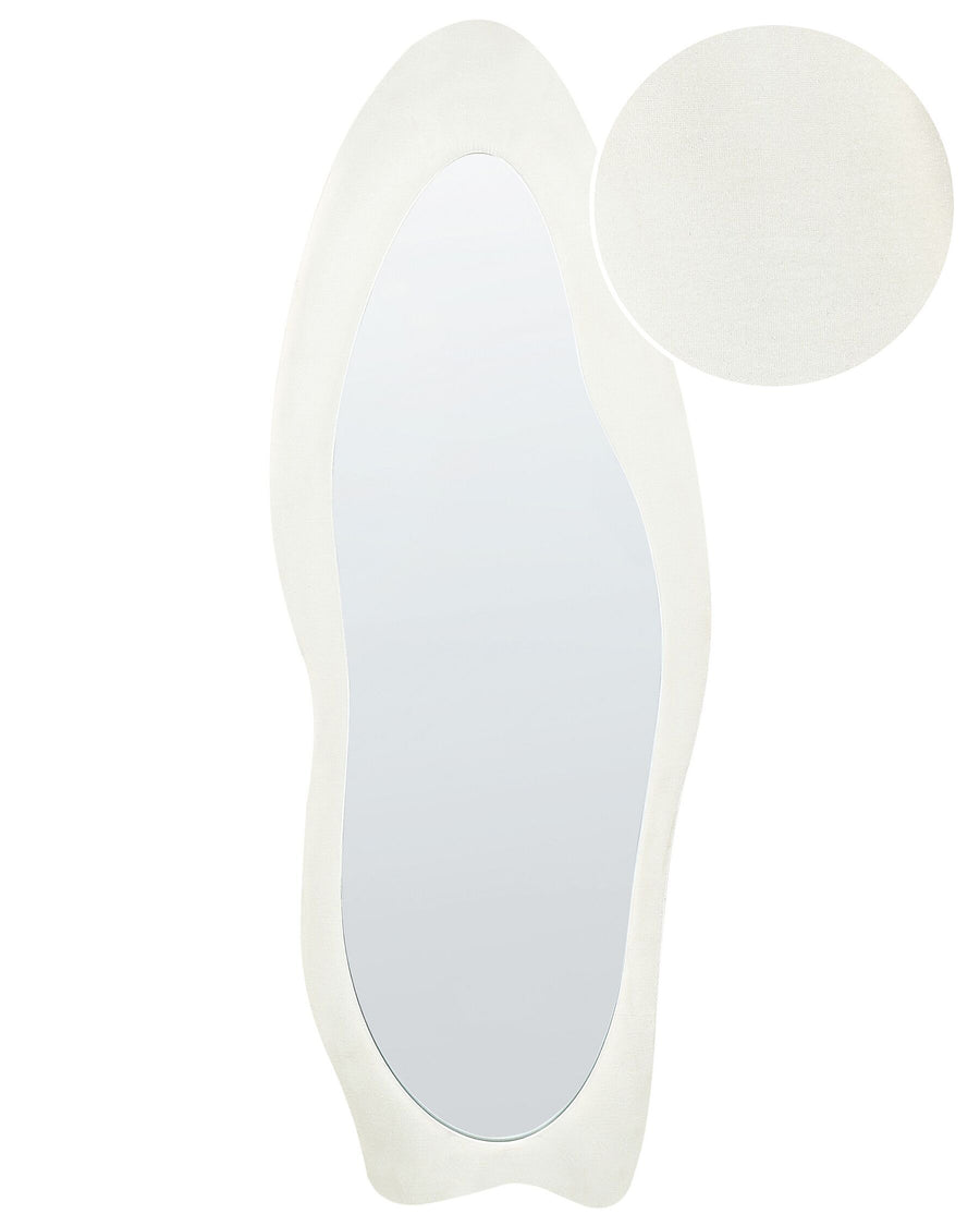 Reigny Wall Mirror Velvet White