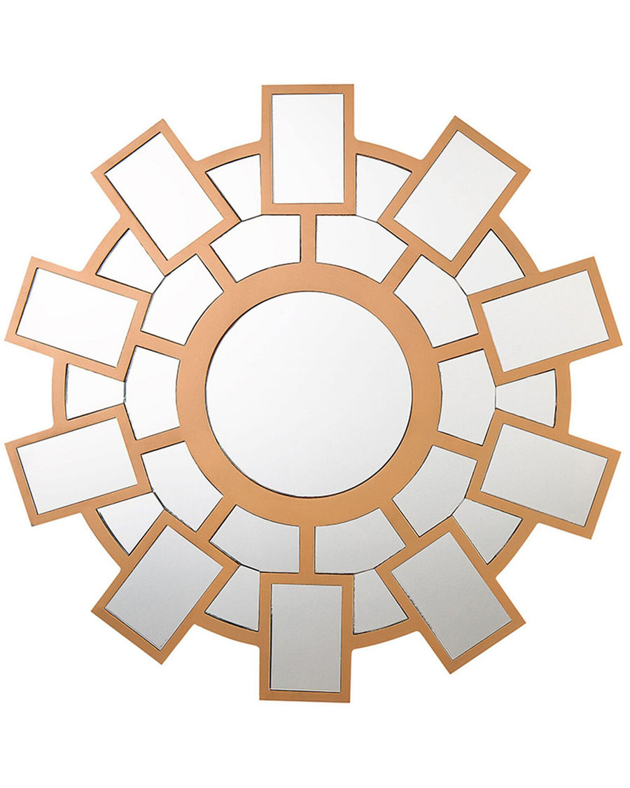 Rozel Wall Mirror Golden Brown
