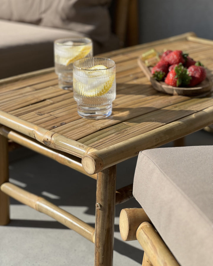 Todi Garden Coffee Table Bamboo Wood Brown