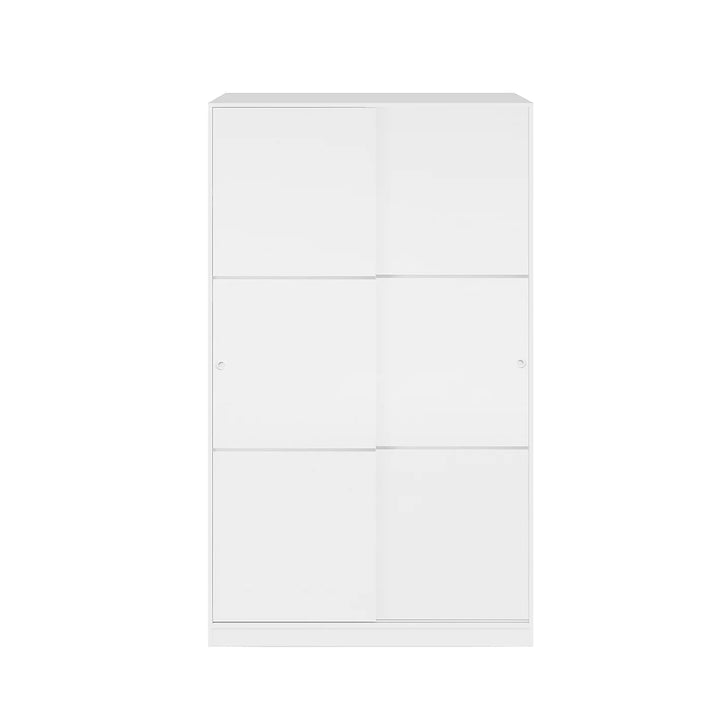 Garrity Gloss White Sleek Door Sliding Wardrobe