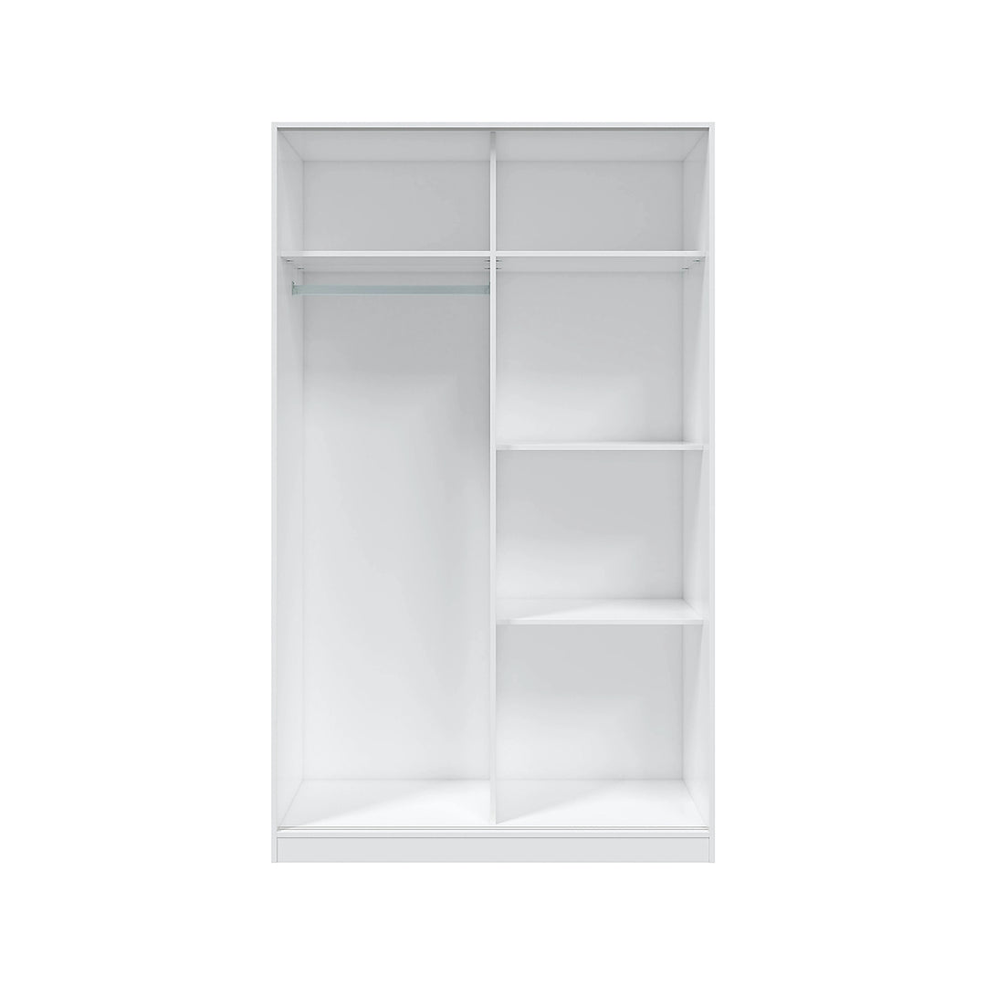 Garrity Gloss White Sleek Door Sliding Wardrobe