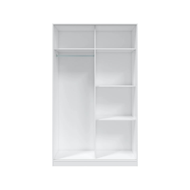 Garrity Gloss White Sleek Door Sliding Wardrobe