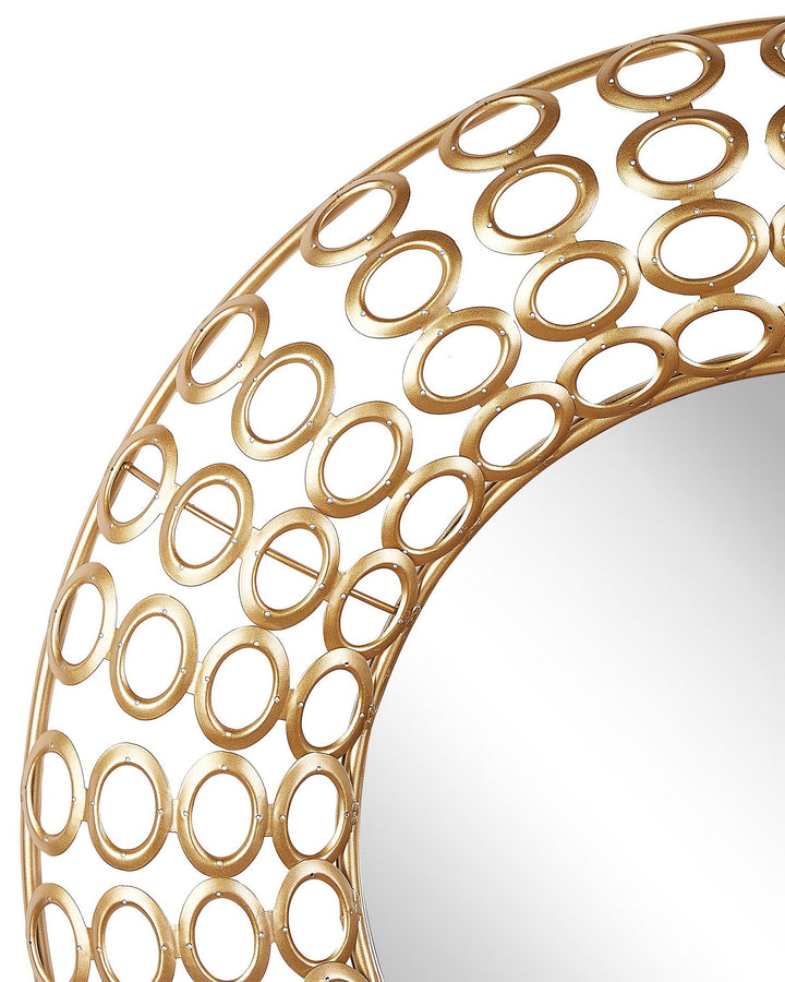 Bourdon Wall Mirror Metal Gold