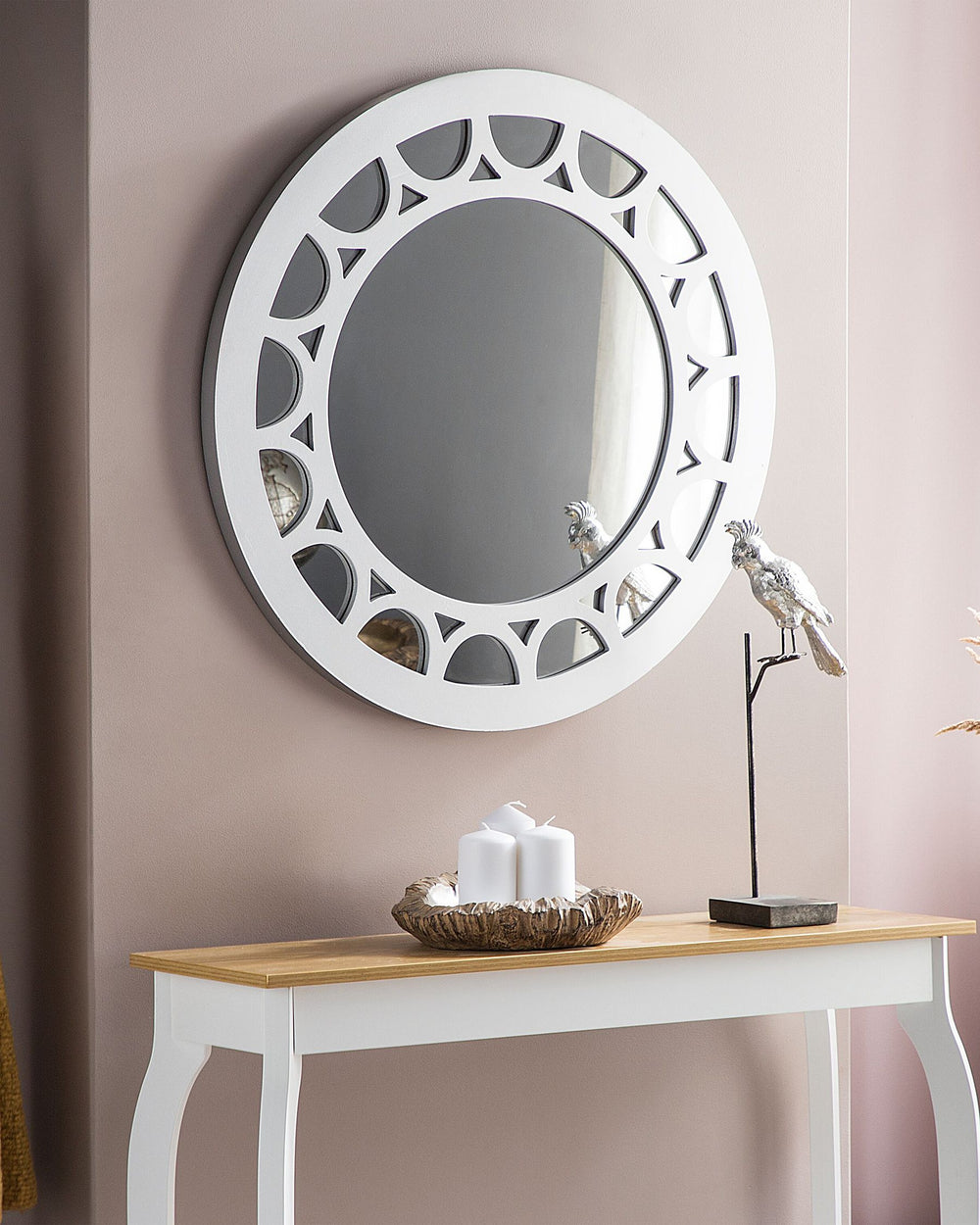 Lolif Wall Mirror Silver