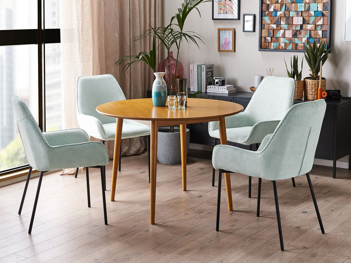 Radan Round Dining Table ⌀ 110 cm Light Wood