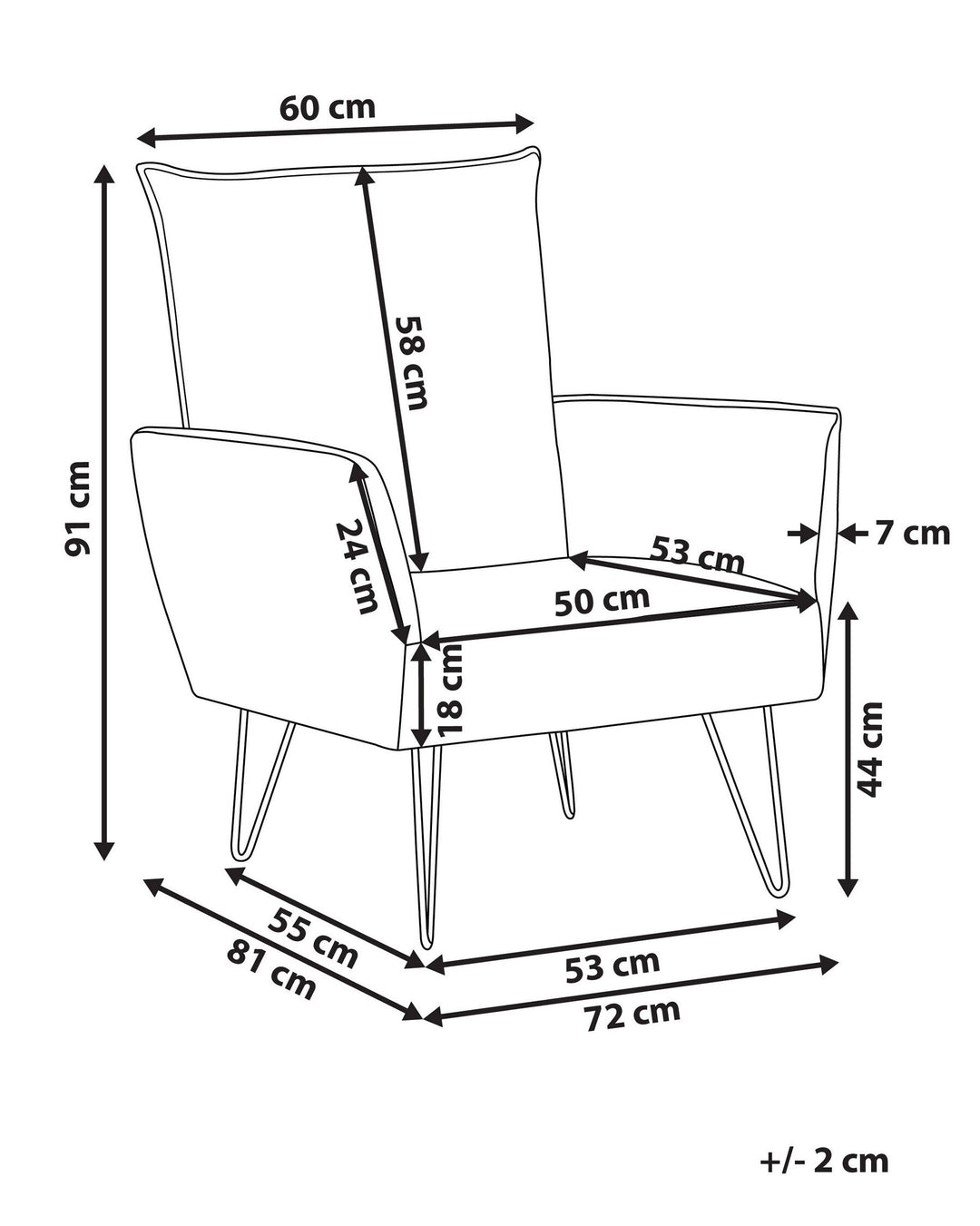 Ribe Armchair White