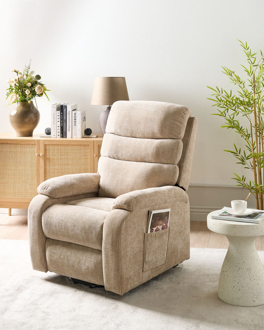 Rise Armchair Fabric Beige