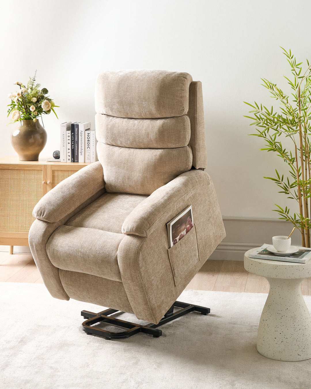 Rise Armchair Fabric Beige