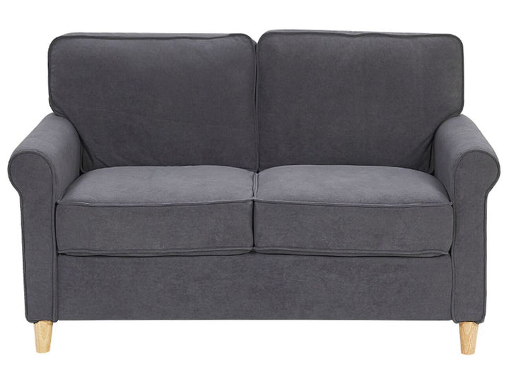 Ronneby 2 Seater Velvet Sofa Grey