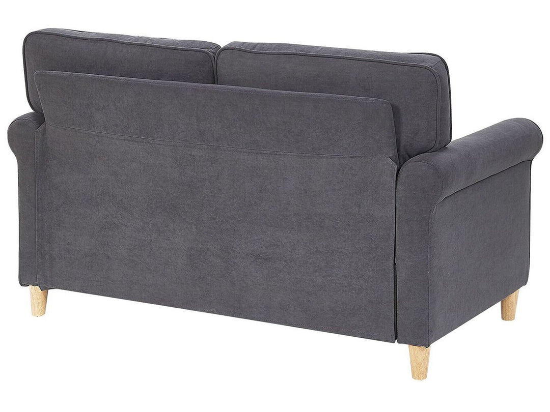 Ronneby 2 Seater Velvet Sofa Grey