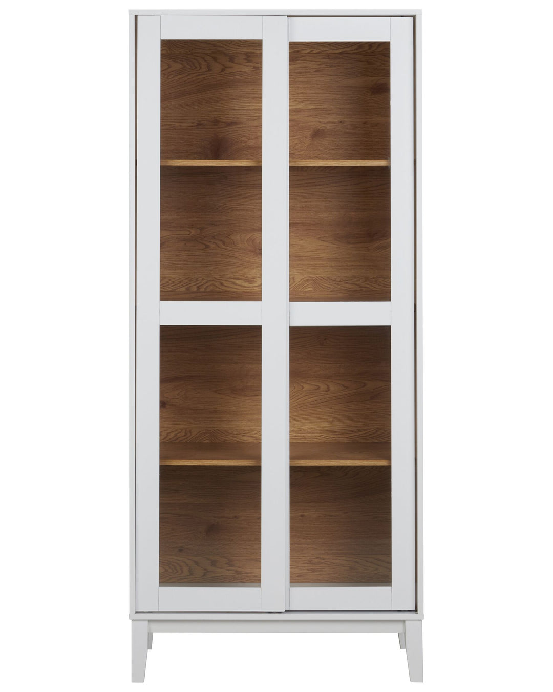 Bently Glass Display Cabinet White