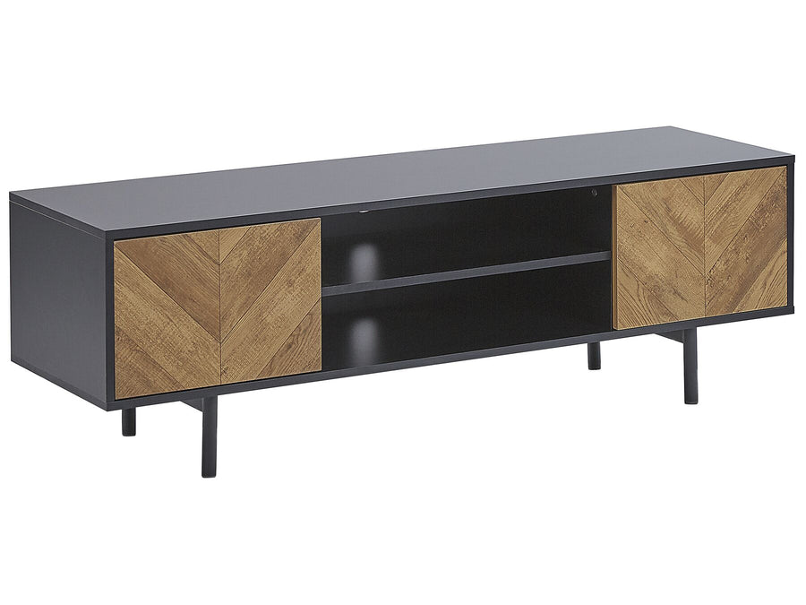 TV Stand Brown/ Black Salina
