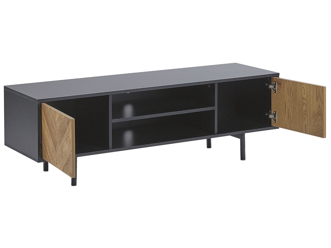 TV Stand Brown/ Black Bamard