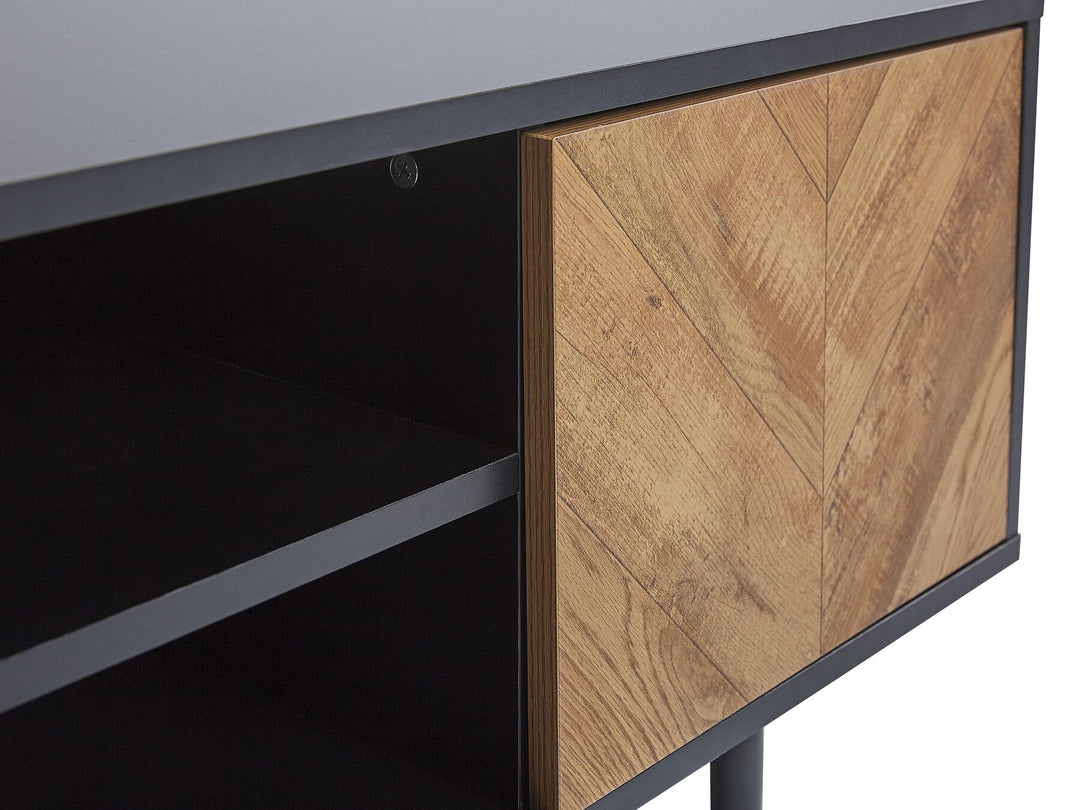 TV Stand Brown/ Black Bamard