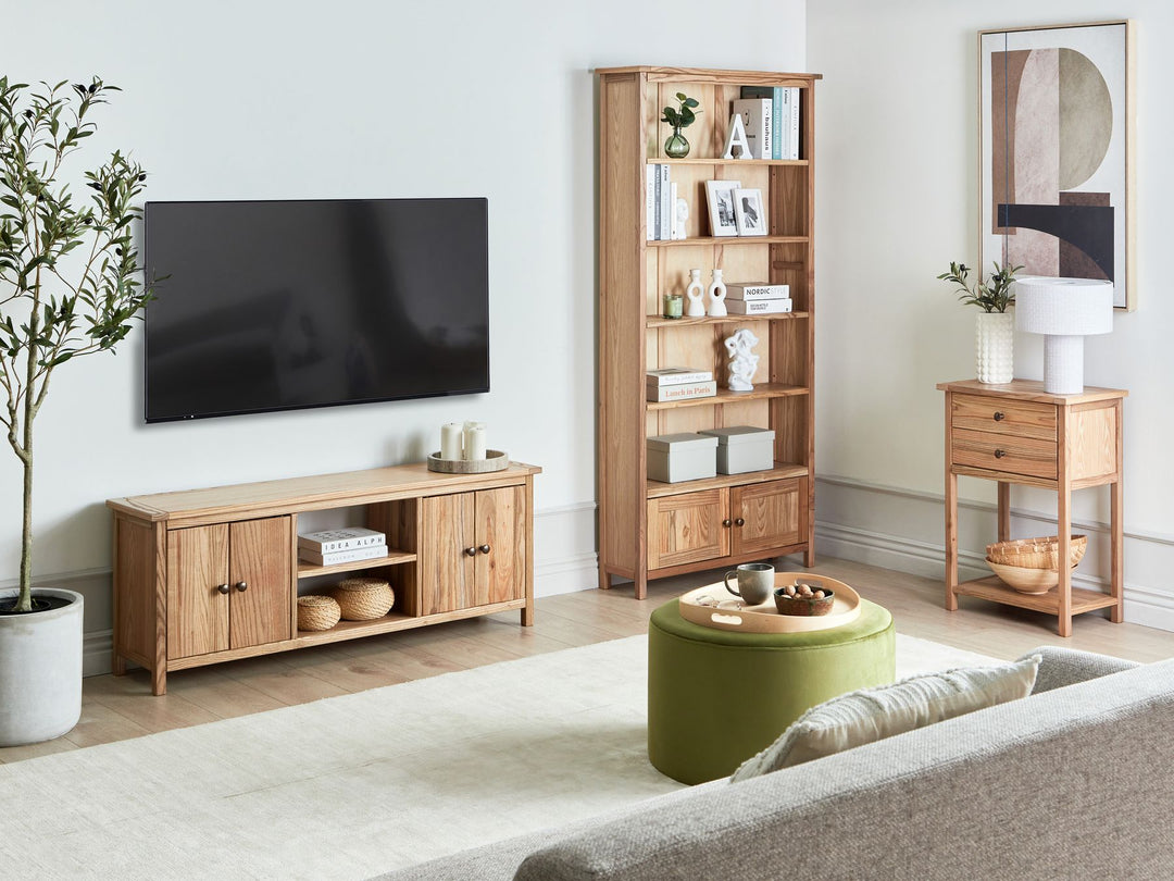 TV Stand Wood Brown Aillie