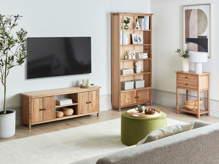 TV Stand Wood Brown Aillie