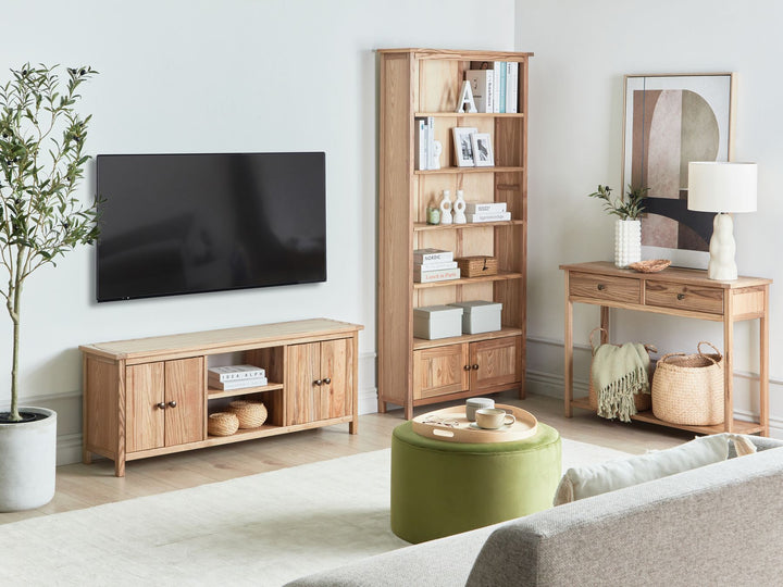 TV Stand Wood Brown Aillie