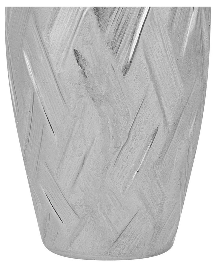 Arpad Decorative Vase Stoneware 33 cm Silver