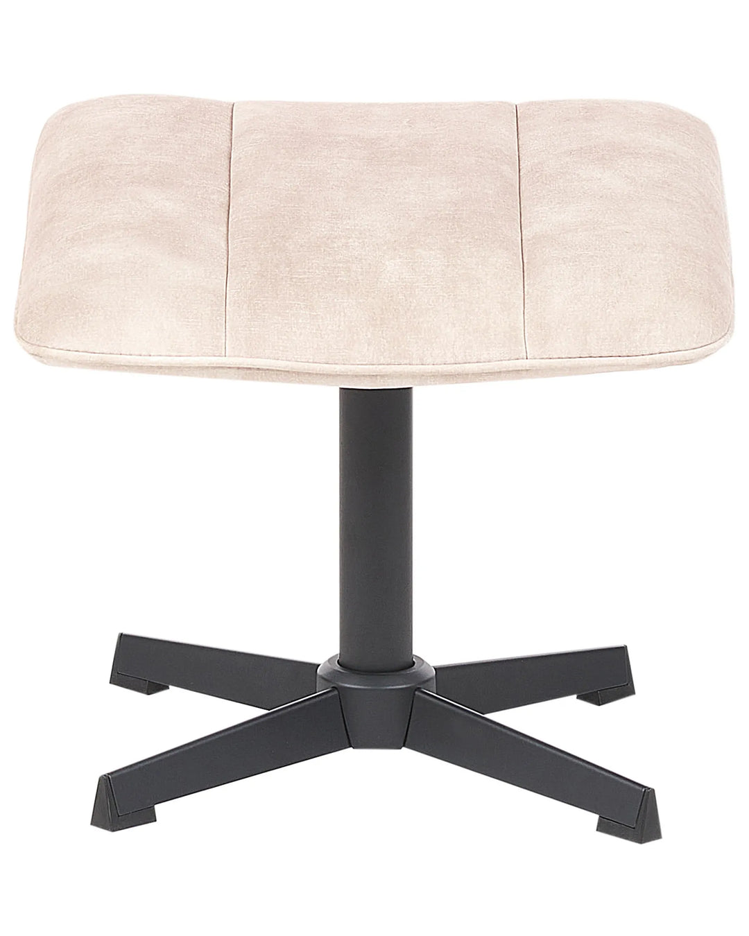 Lia Swivel Armchair with Footstool Velvet Beige