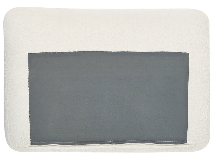 Sofa Bed 3 Seater Boucle Off-White with Storage Right Hand Arwilla