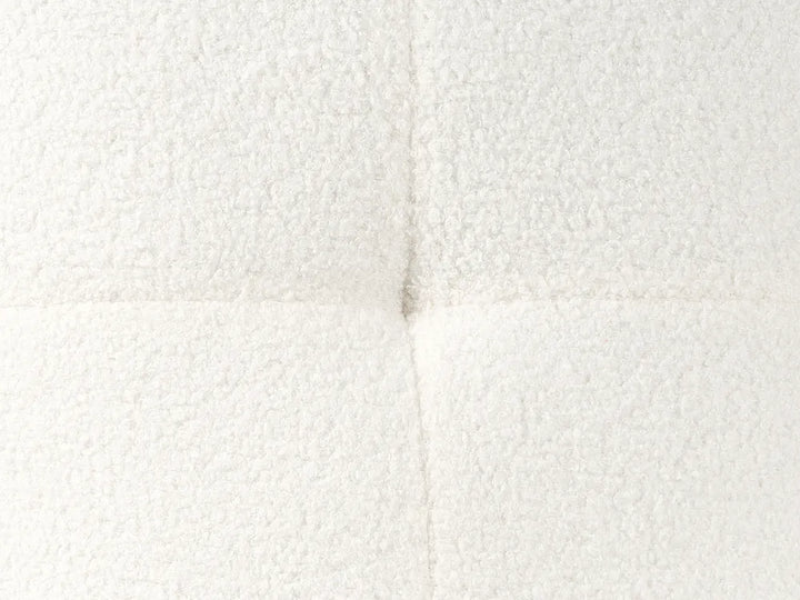 Sofa Bed 3 Seater Boucle Off-White with Storage Right Hand Arwilla