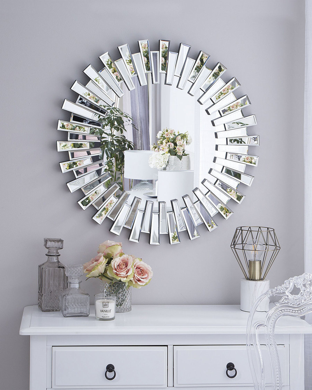 Cholet Wall Mirror Silver
