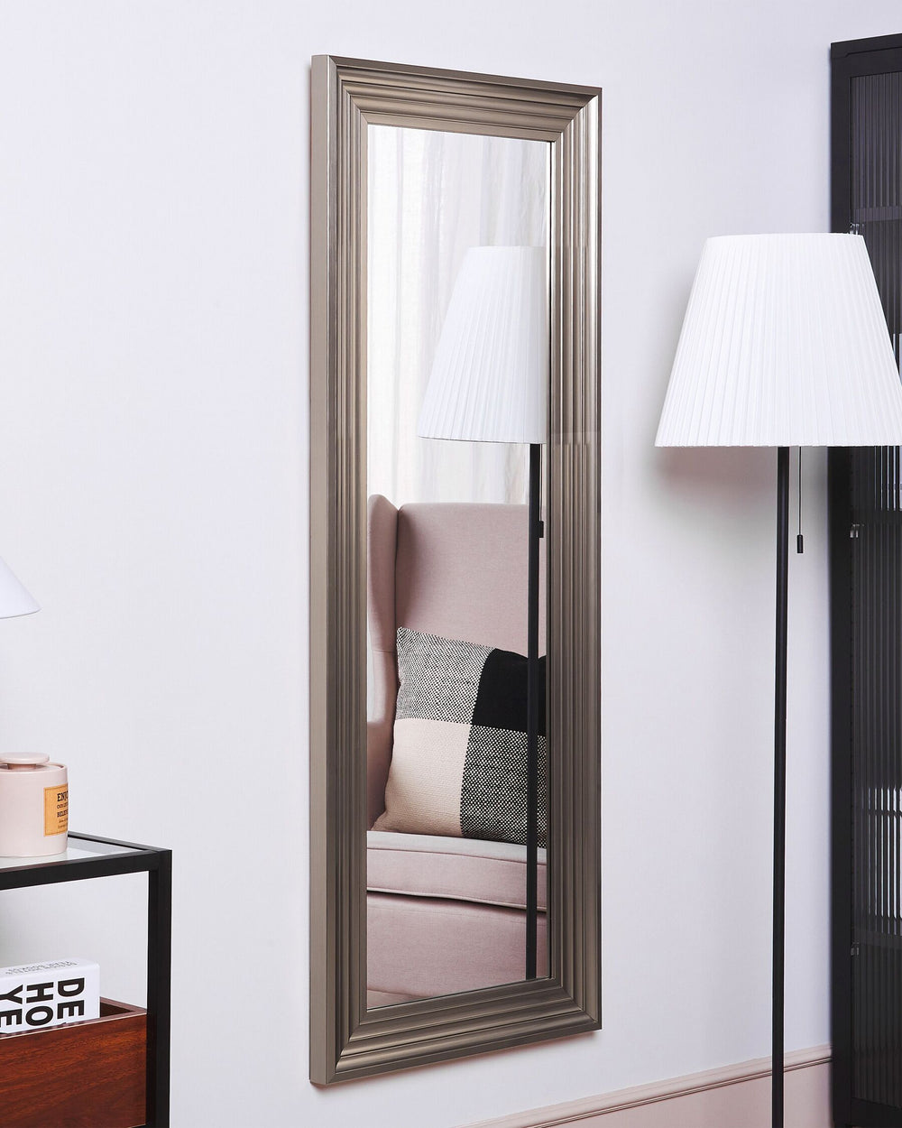 Chatain Wall Mirror Silver