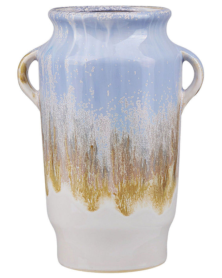 Gerrha Flower Vase Stoneware 25 cm Light Blue