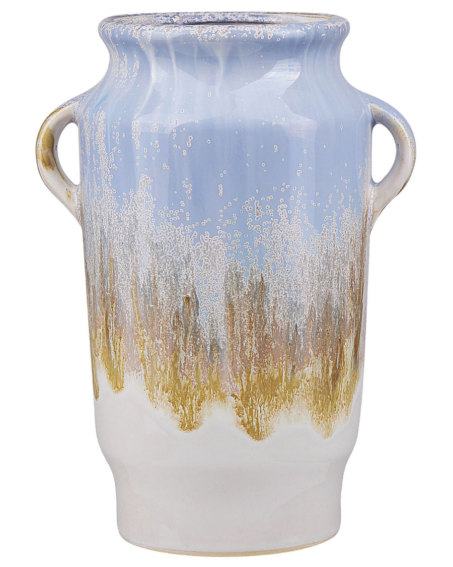 Gerrha Flower Vase Stoneware 25 cm Light Blue
