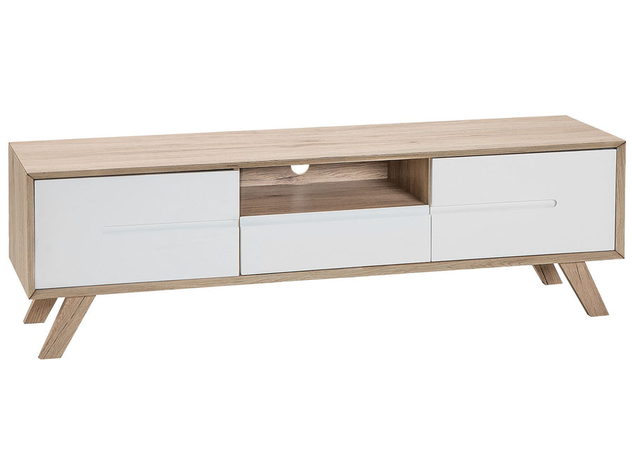 TV Stand FORESTER Brown/ White
