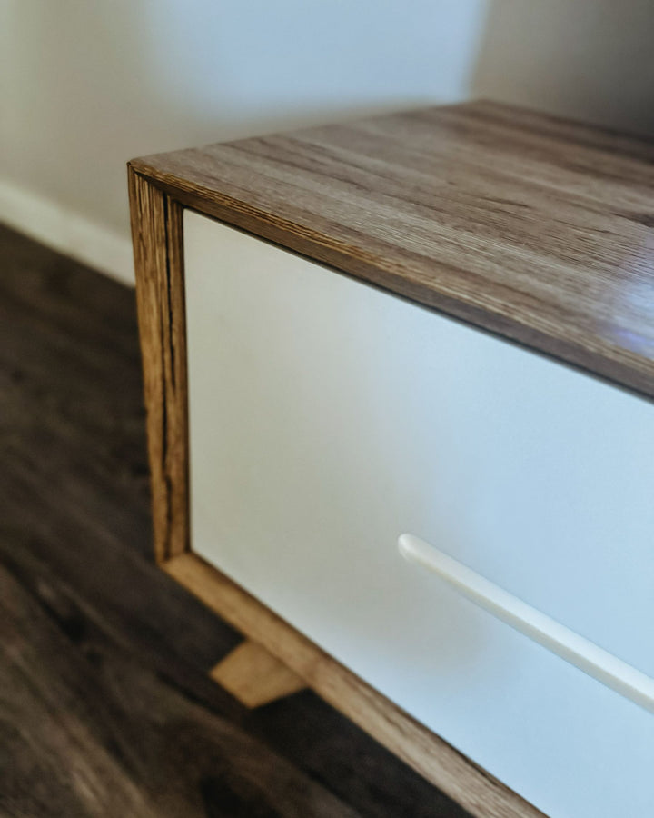 TV Stand Brown/ White Beacsfield