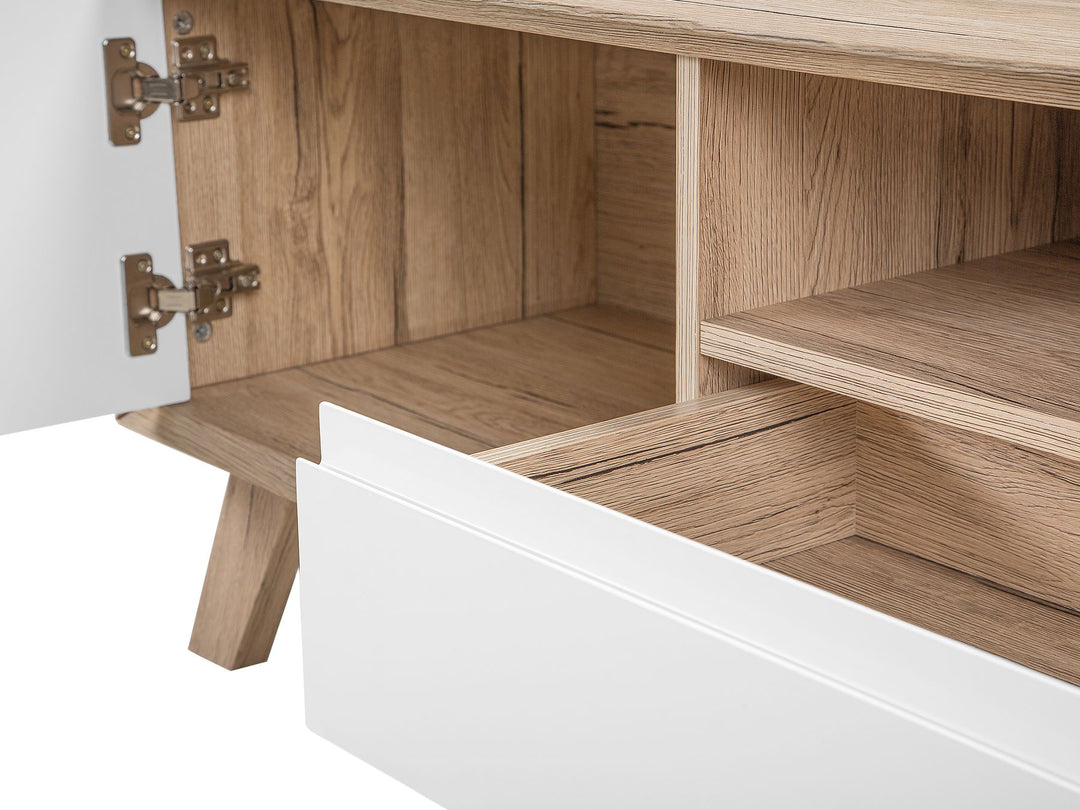 TV Stand Brown/ White Beacsfield