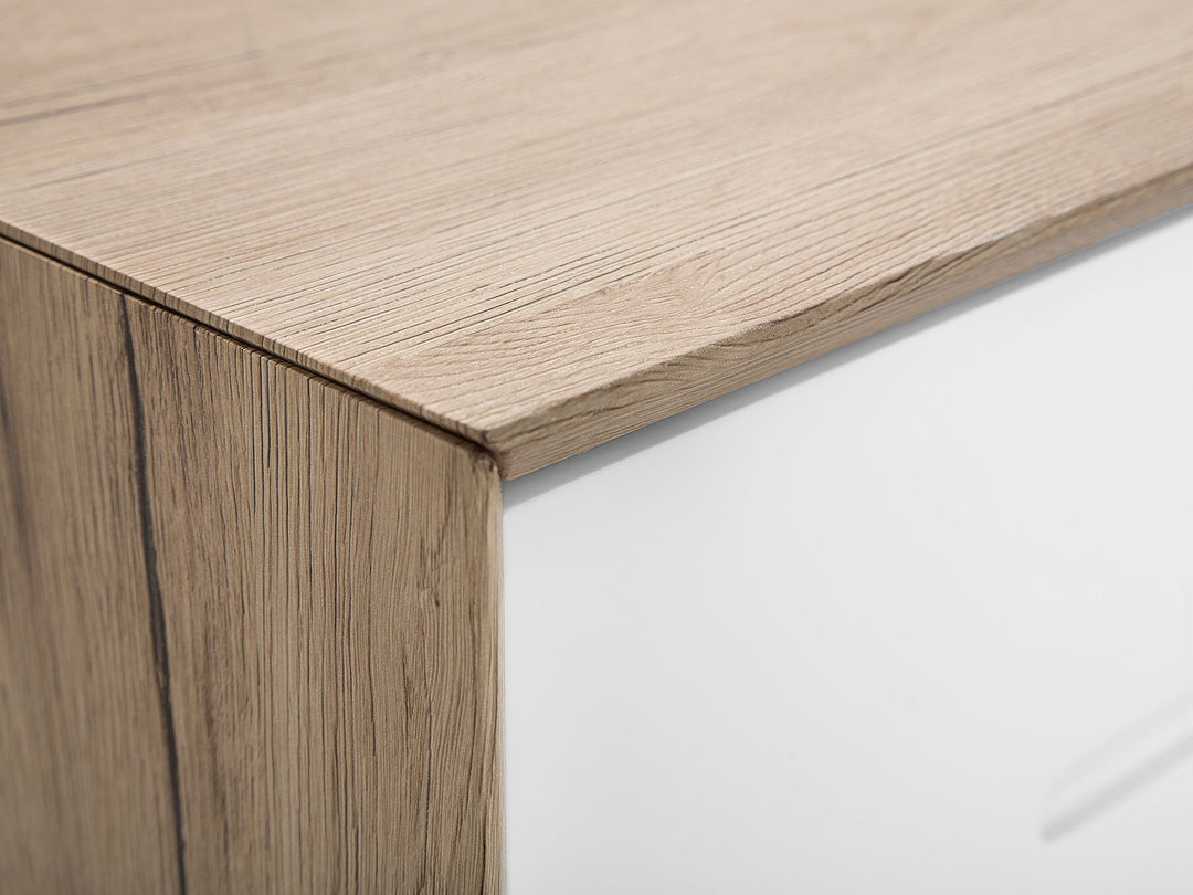 TV Stand Brown/ White Beacsfield