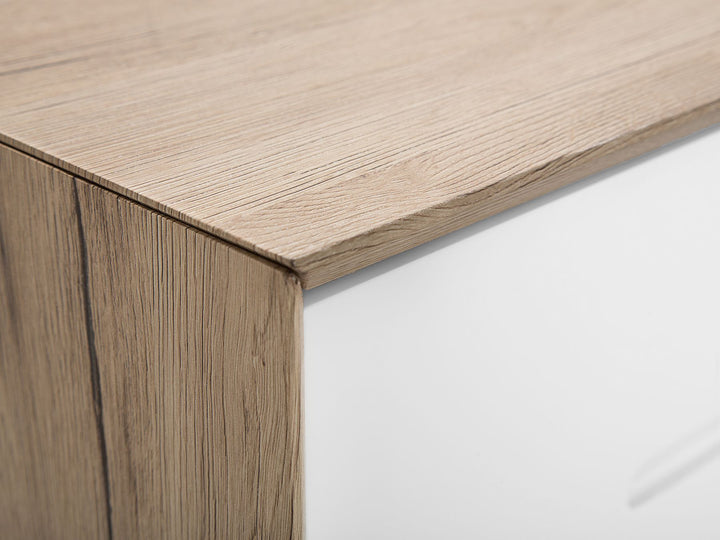 TV Stand Brown/ White Beacsfield