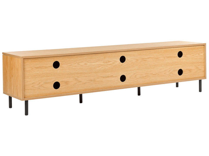 TV Stand Light Brown Riley