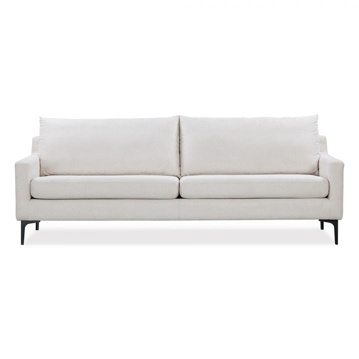 Light gray sofa on a white background