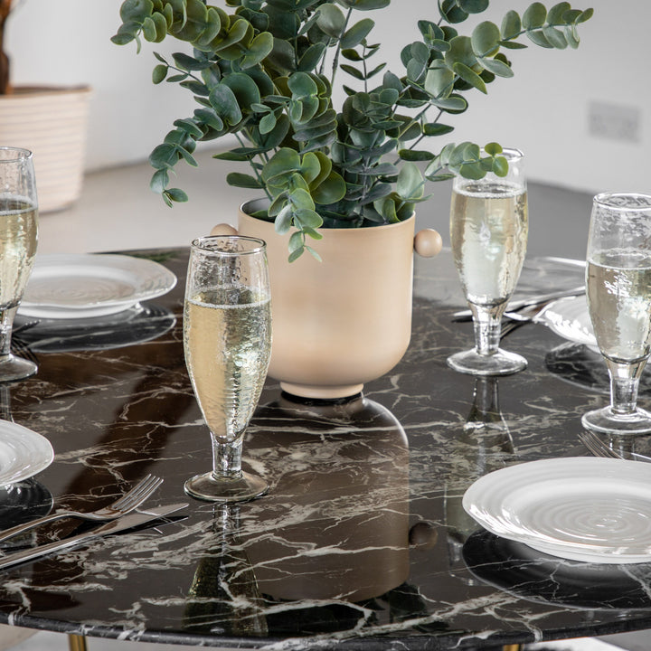 Fielding Dining Table Black Effect