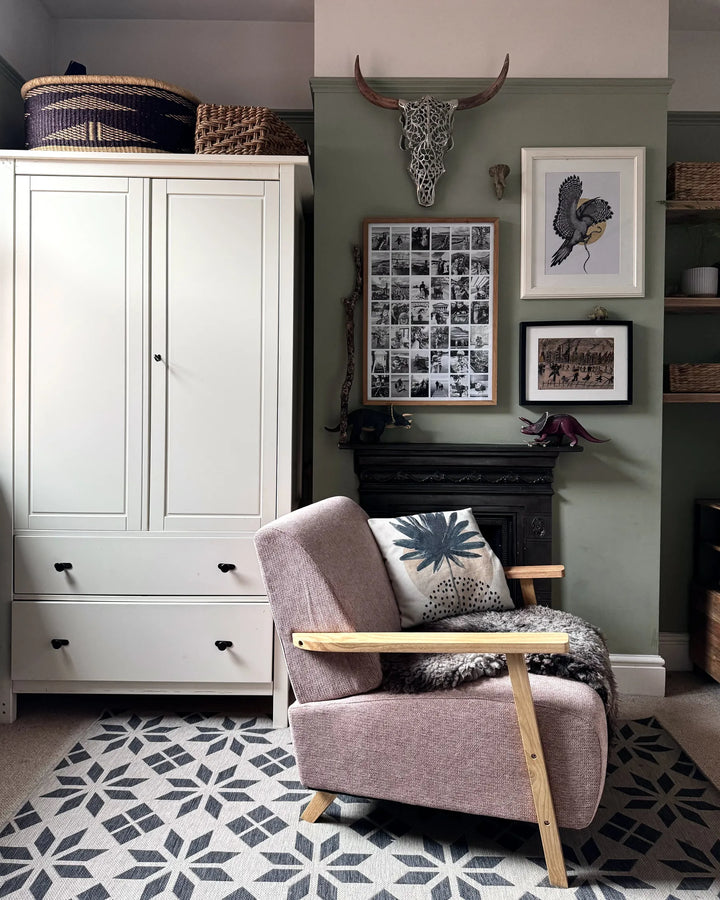 Armchair Fabric Pink Lotsee