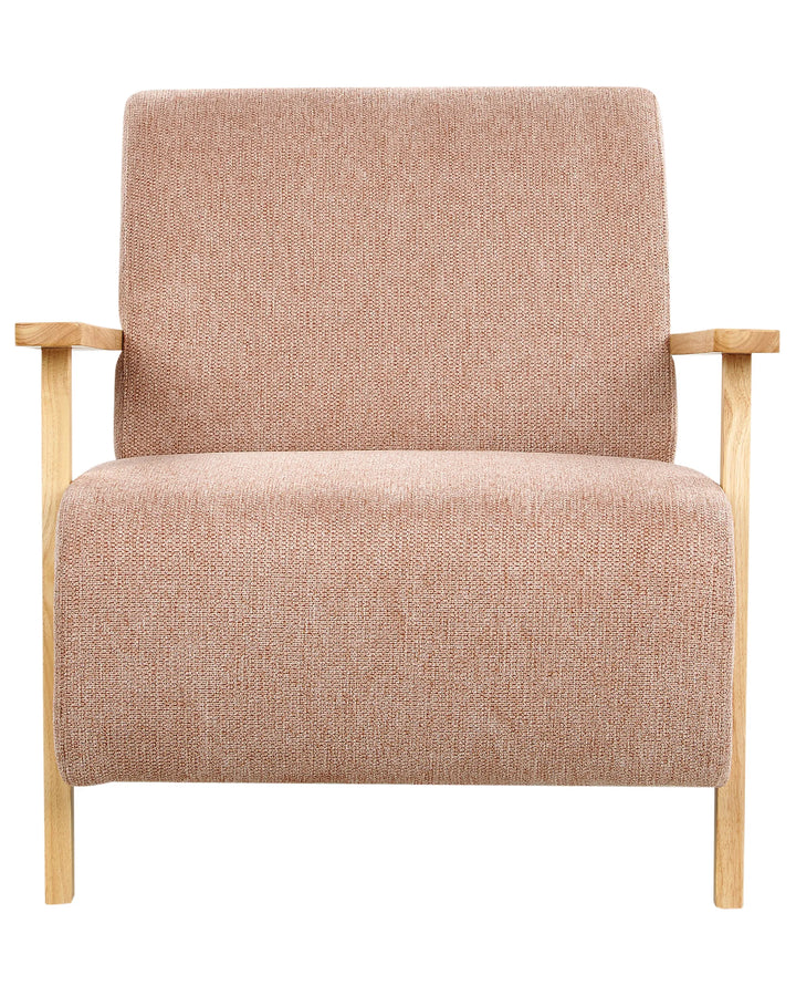 Armchair Fabric Pink Lotsee