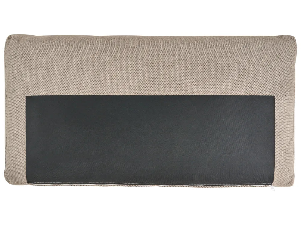 Corner Sofa 4 Seater Fabric Taupe Left Hand Seybert