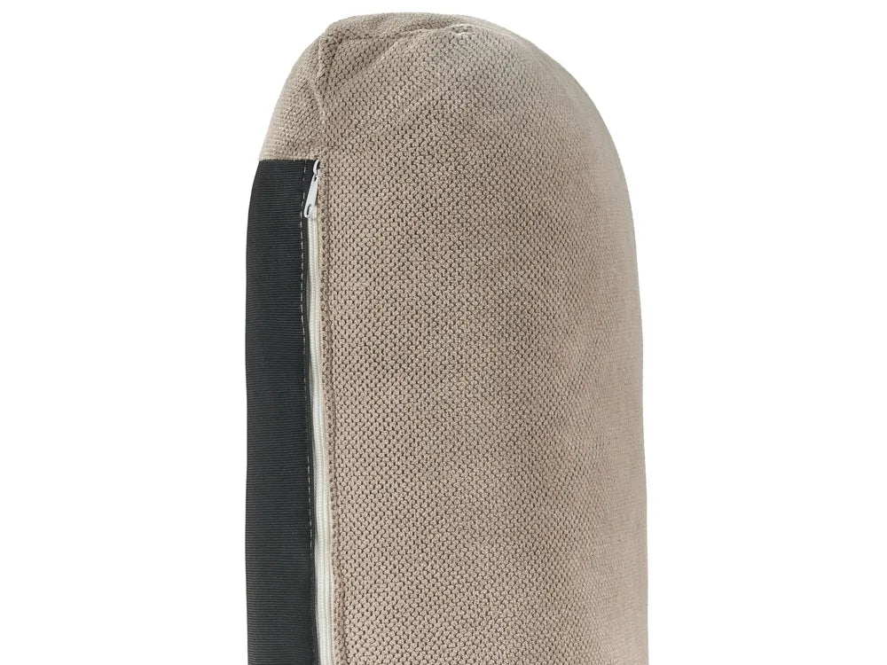 Corner Sofa 4 Seater Fabric Taupe Left Hand Seybert